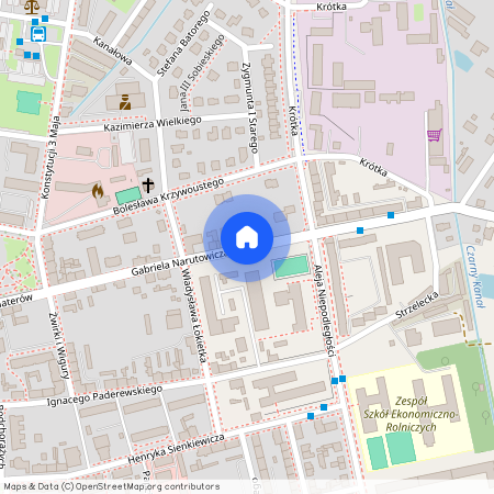 ul. Narutowicza, Słubice, Słubice, słubicki, lubuskie