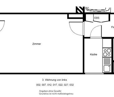 Schicke 1 Zimmerwohnung mit Balkon - Photo 1