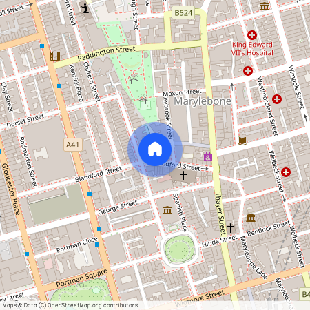 Blandford Street, London, W1U