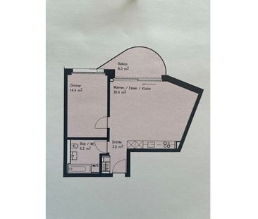 2½ Zimmer-Wohnung in Zürich - Kreis 8, möbliert, auf Zeit - Photo 6