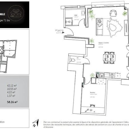 Location Appartement 2 pièces 58m² ALBIAS 82350 - Photo 4
