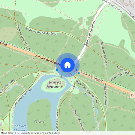 ST CLOUD - Porte jaune