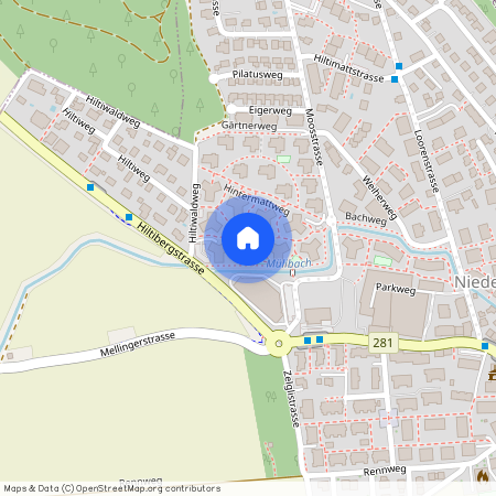 5443, Niederrohrdorf, Hiltiwaldweg, 6