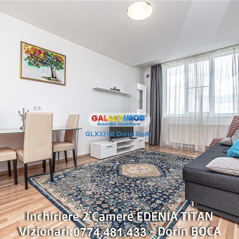 Inchiriere apartament 2 camere TITAN (Edenia Titan) - Bloc nou - Fotografie 1