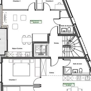 3.5 Zimmer, 57 m² - Photo 3