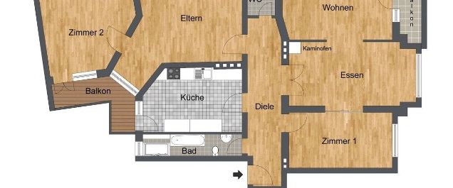 Beautiful city apartment near Amelia-Earhart-Center| WAGNER IMMOBILIEN - Foto 1