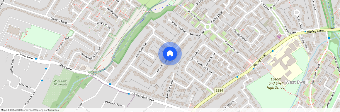 Amis Avenue, West Ewell, Surrey. KT19