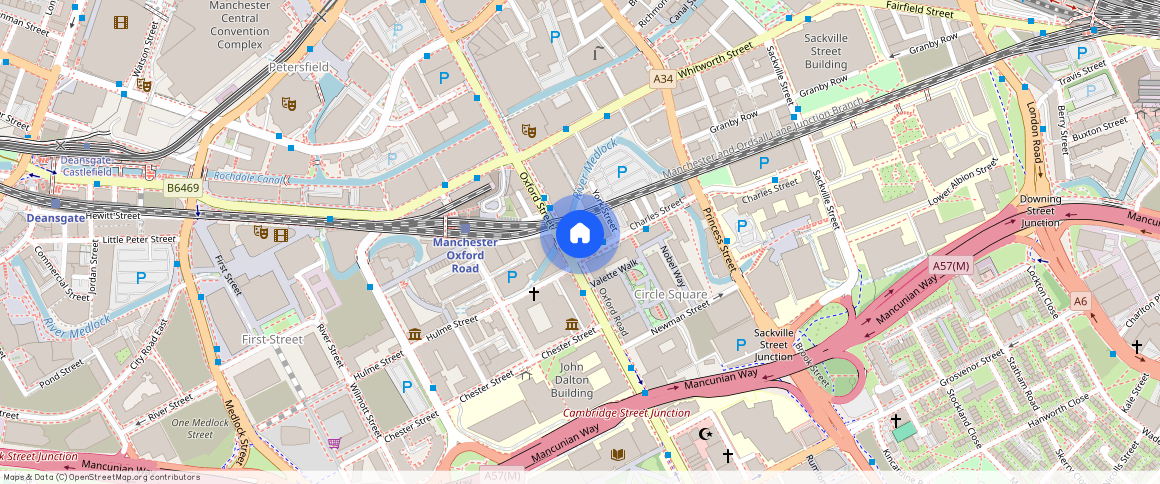 Greater Manchester, M1, Oxford Road, Manchester