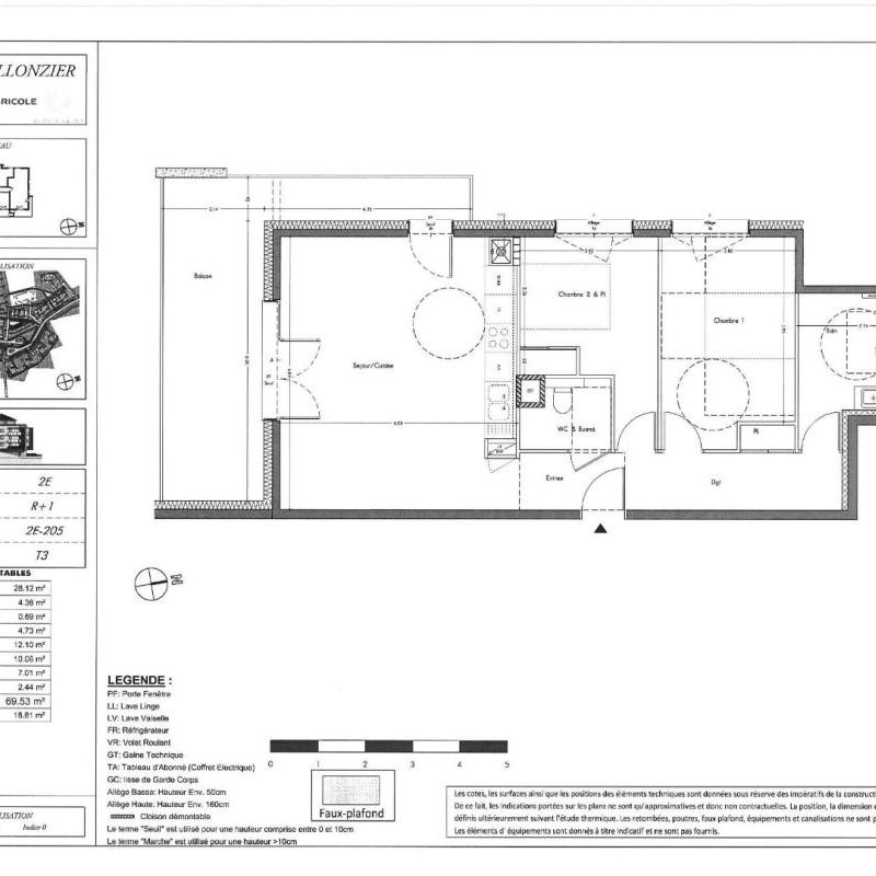 Location Appartement 3 pièces 69m² ALLONZIER LA CAILLE 74350 - Photo 2