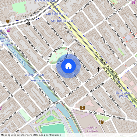 Koningsplein en omgeving, 2518 SP, De Perponcherstraat, Den Haag