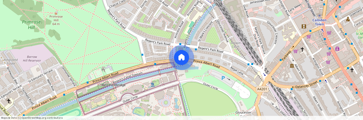 Prince Albert Road, Regent's Park, London, NW1