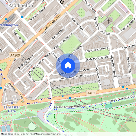 Sussex Place, Hyde Park, W2, Hyde Park / Paddington, London