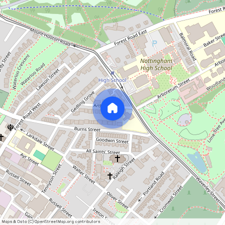 £160 pppw 5 bed Arthur St, Arboretum, ..., Nottingham