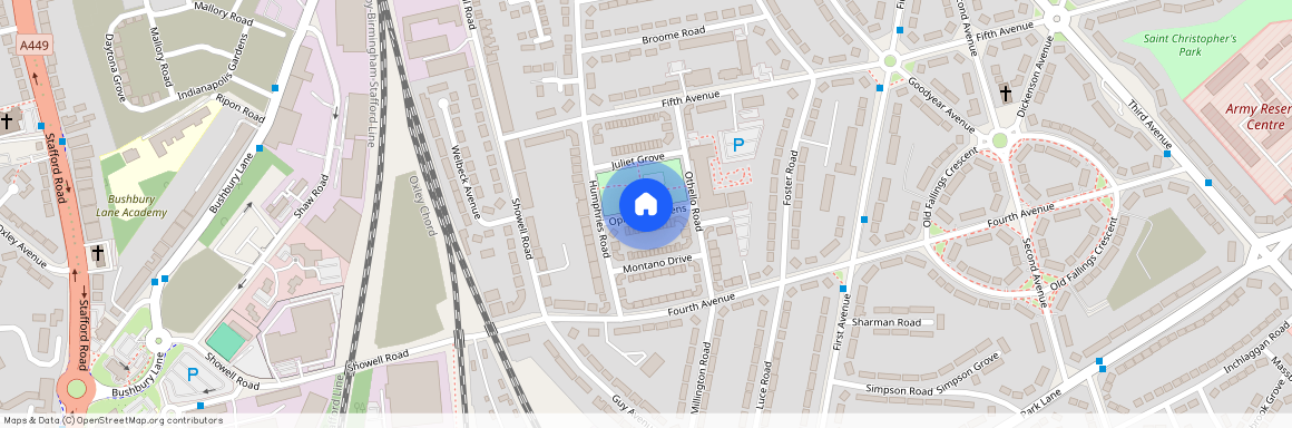 Ophelia Gardens, West Midlands WV10