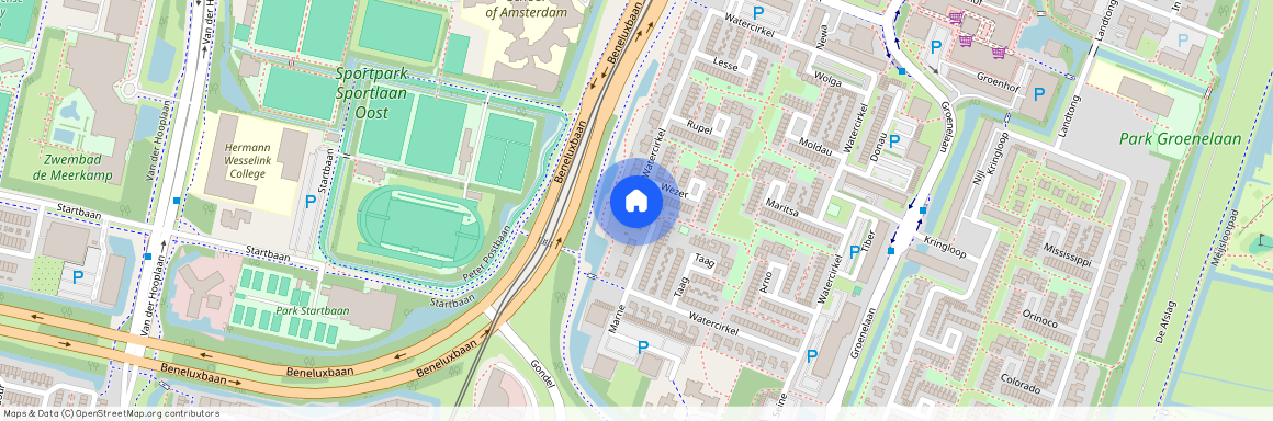 Watercirkelbuurt, 1186 LR, Watercirkel, Amstelveen