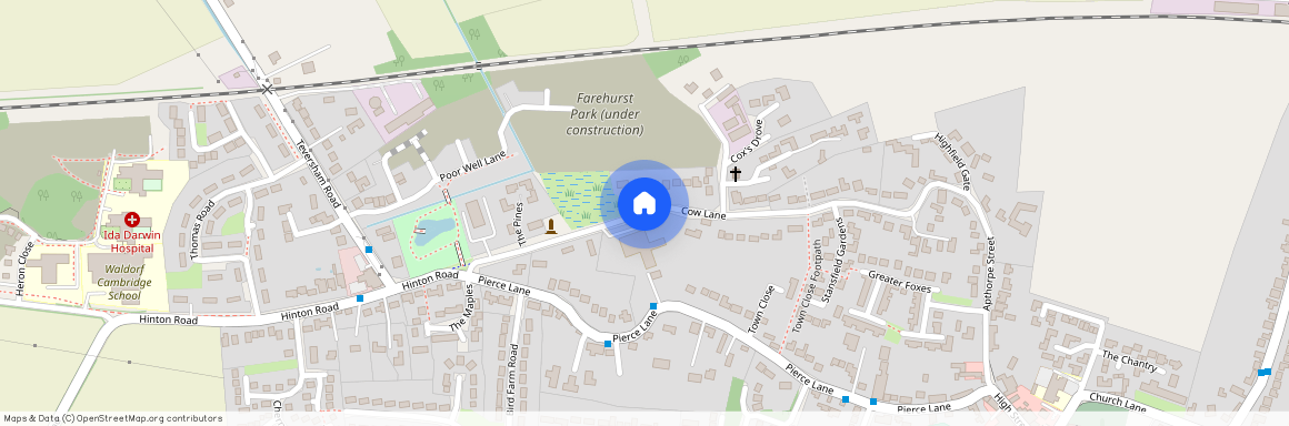 Cow Lane, Fulbourn, Cambridge, Cambridgeshire, CB21