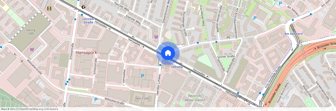 Hansaallee, 40547 Düsseldorf - Lörick