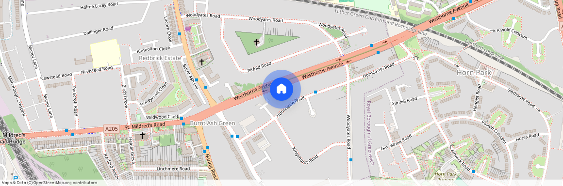 Burnt Ash Hill, Lee, London, SE12