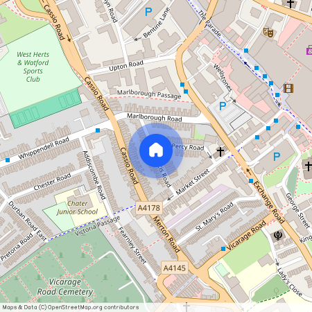 Francis Road. Watford, Hertfordshire, WD18