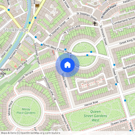 Circus Gardens Top Floor Right, Stockbridge, Edinburgh