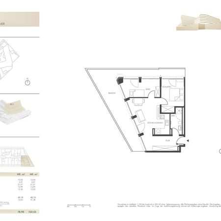 Moderne Dreizimmerwohnung mit umlaufenden Süd-Westbalkon - Foto 3