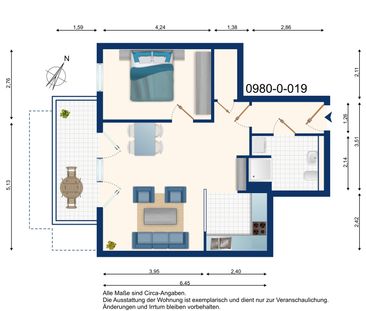 Eine schöne 2-Zimmerwohnung in Ahrensburg - 22926 Ahrensburg - Photo 2