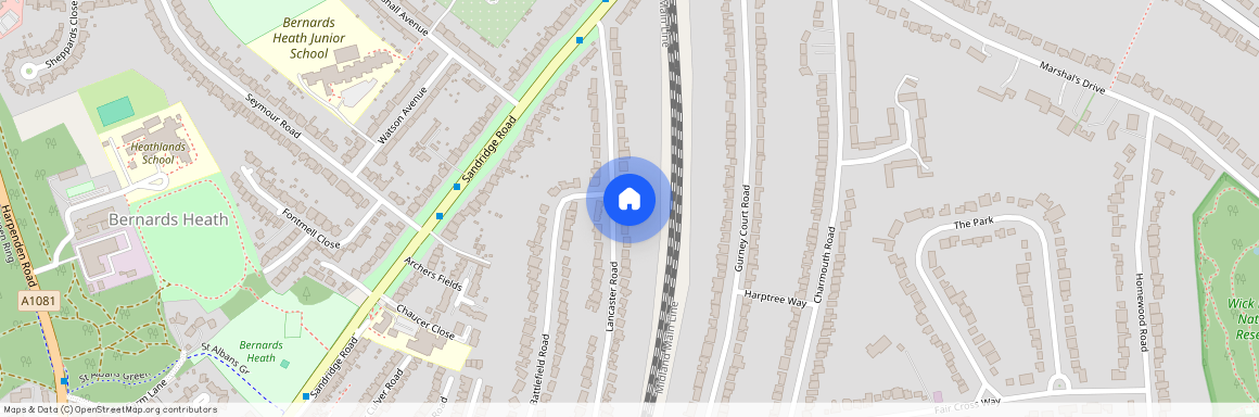 Lancaster Road, St. Albans, Hertfordshire, AL1
