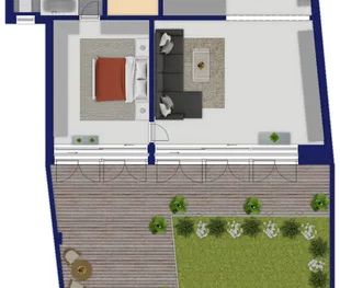 Direkt im Zentrum: 4-Zimmer-Wohnung mit großzügiger Terrasse und vi... - Foto 6