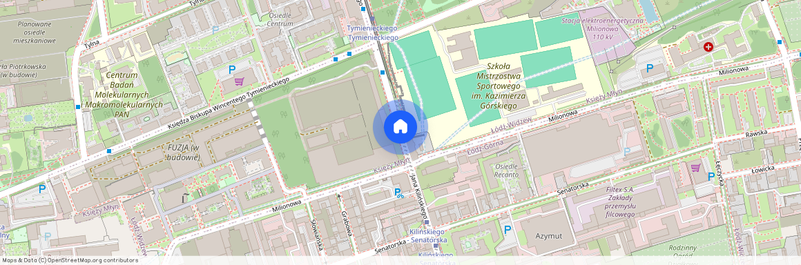 ul. Jana Kilińskiego, Księży Młyn, Widzew, Łódź, łódzkie