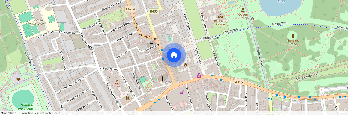 Lancer Square, W8, London