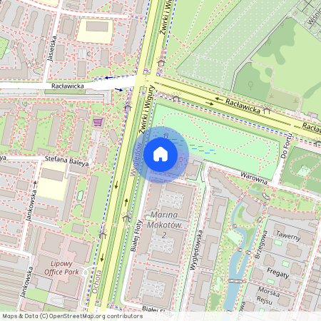 ul. Białej Floty, Wyględów, Mokotów, Warszawa, mazowieckie