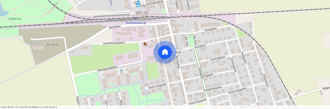 Tvärgatan 2A, Teckomatorp