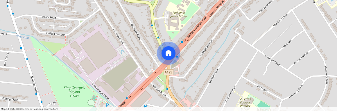 RM1, Eastern Avenue East, Romford