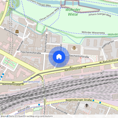 Bahnhofstraße / Reindelstraße, 90402 Nürnberg (Mittelfr) - Mitte