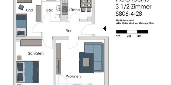 schöne 3,5 Raum in Bergerfeld ! - Photo 3