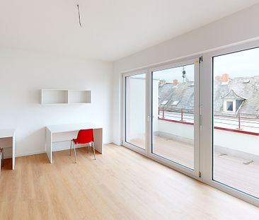 Modernes möbliertes 1-Zimmer-Apartment mit Einbauküche und Balkon zu vermieten - Foto 1
