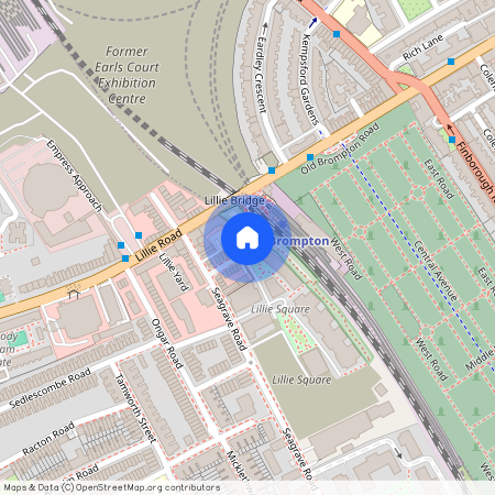 Columbia Gardens, SW6, Lillie Square