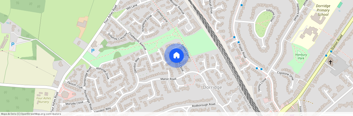 Hartington Close, Dorridge, Solihull, West Midlands, B93