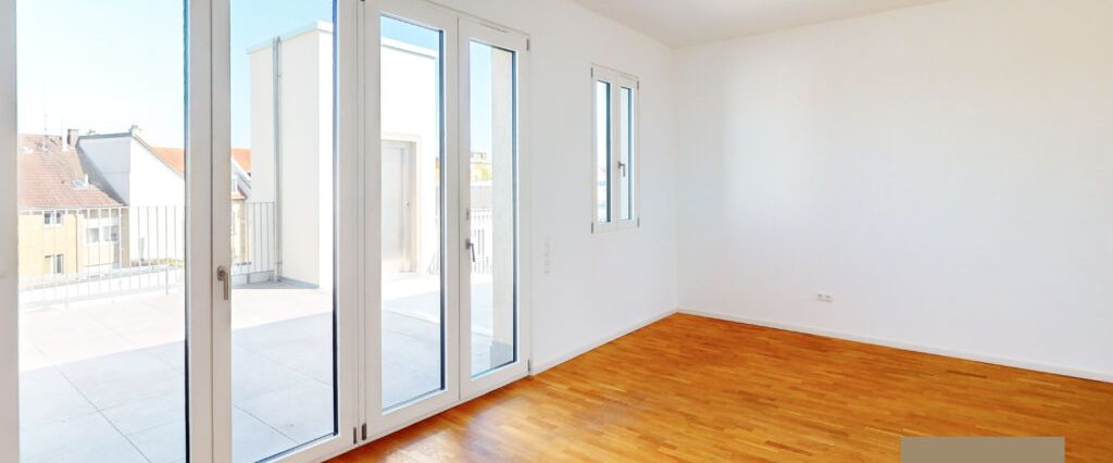 Über den Dächern der Weststadt: 4-Zimmer-Wohnung mit großer Dachterrasse im Francis! - Foto 1