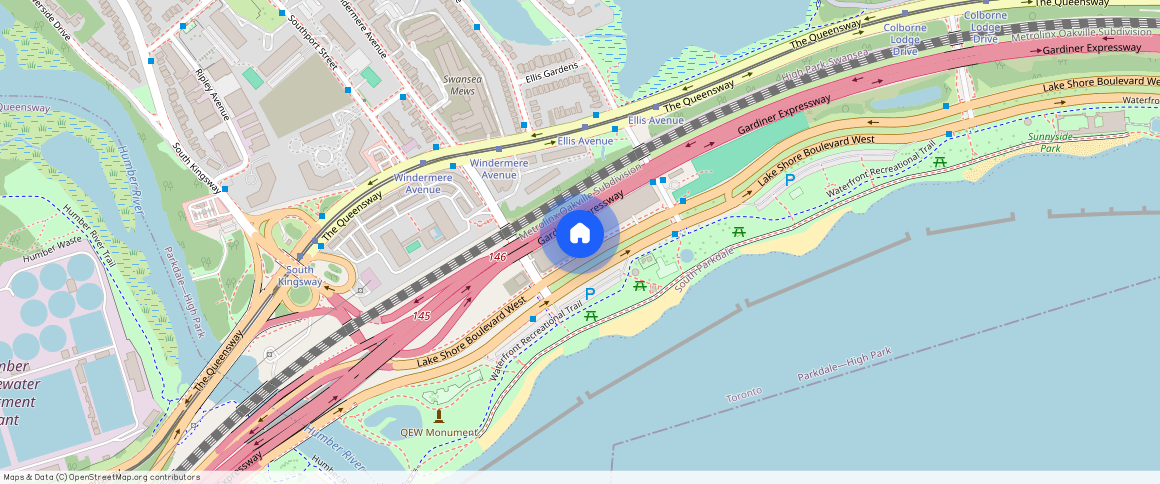 ** Lake Shore Blvd W, Toronto - Downtown, Toronto, ON