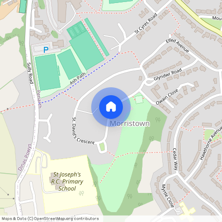 St. Davids Crescent, Penarth, South Glamorgan, Vale Of Glamorgan, The, CF64