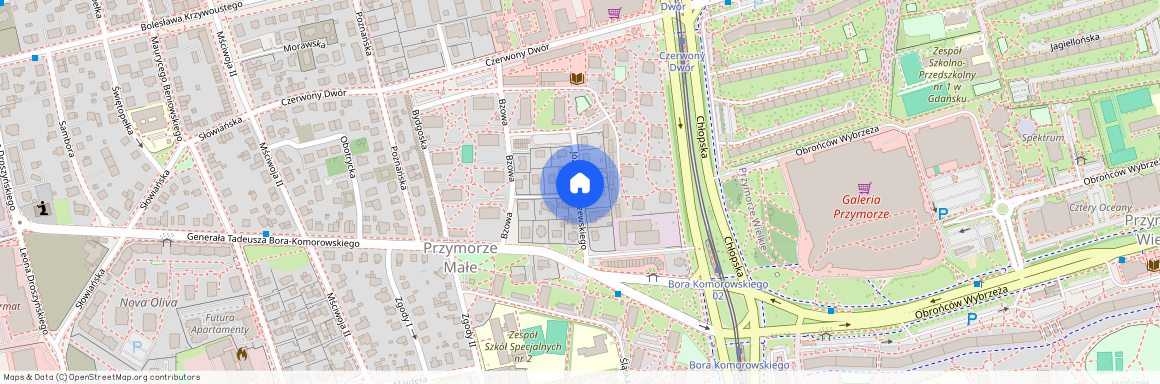 ul. Józefa Chociszewskiego, Przymorze Małe, Gdańsk, pomorskie