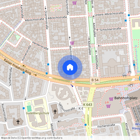 Moritzstasse 49, 65185 Hessen - Wiesbaden