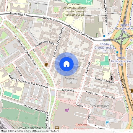 ul. Prochowa, Grzegórzki, Grzegórzki, Kraków, małopolskie