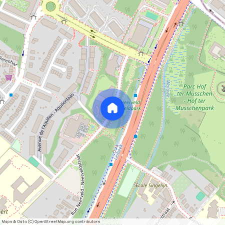 Rue Neerveld - Neerveldstraat 105E, 1200 Woluwe-Saint-Lambert - Sint-Lambrechts-Woluwe, Belgium