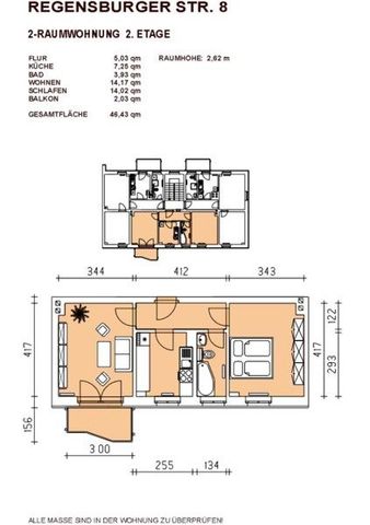 Sofort bezugsfertige Wohnung für Studenten, Azubis, Rentner in Top-Wohnlage. - Foto 4