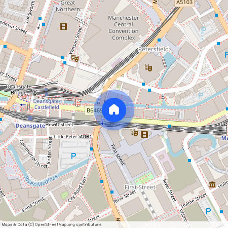 Greater Manchester, M1, Whitworth Street West, Manchester