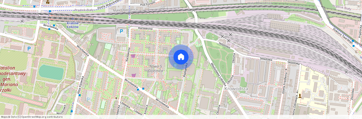 ul. Poznańska, Krowodrza, Krowodrza, Kraków, małopolskie