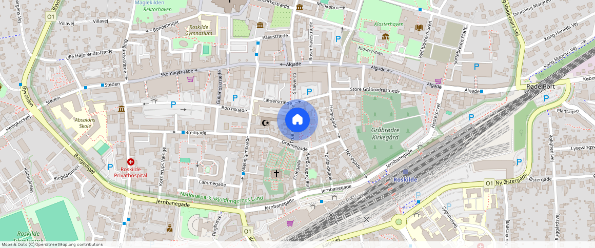 Grønnegade **, 1. tv., 4000 Roskilde