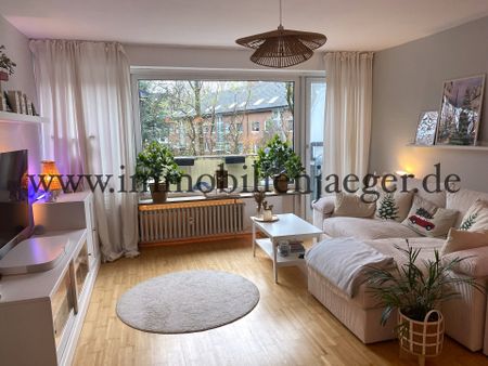 Hummelsbüttel-Nord - Ruhige Etagenwohnung mit großer Balkonterrasse - 1.OG nur zur Gartenseite - Foto 3